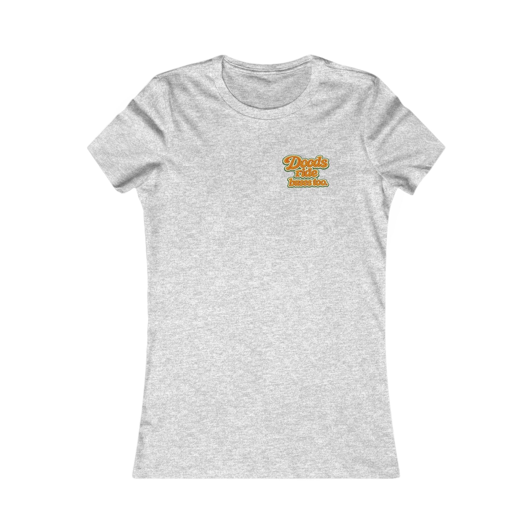 Women's Retro  Adventure T-Shirt - "Doods Ride Buses Too"
