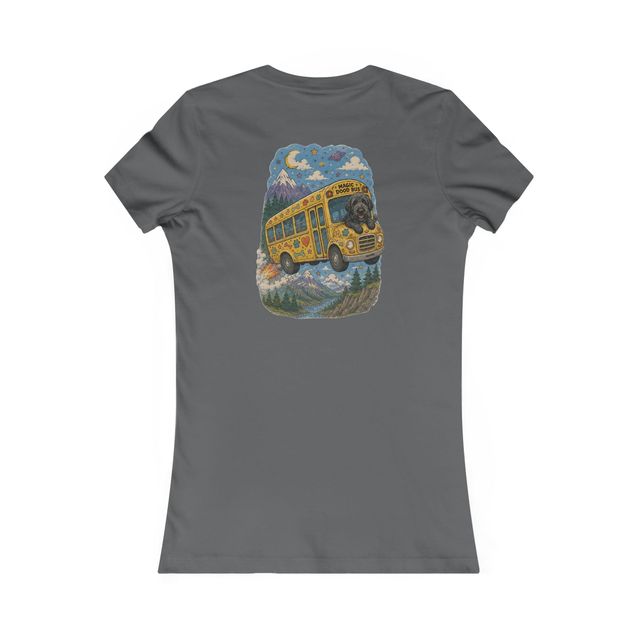 Women's Tee — 'Magic Dood Bus' Retro Adventure Graphic Tee