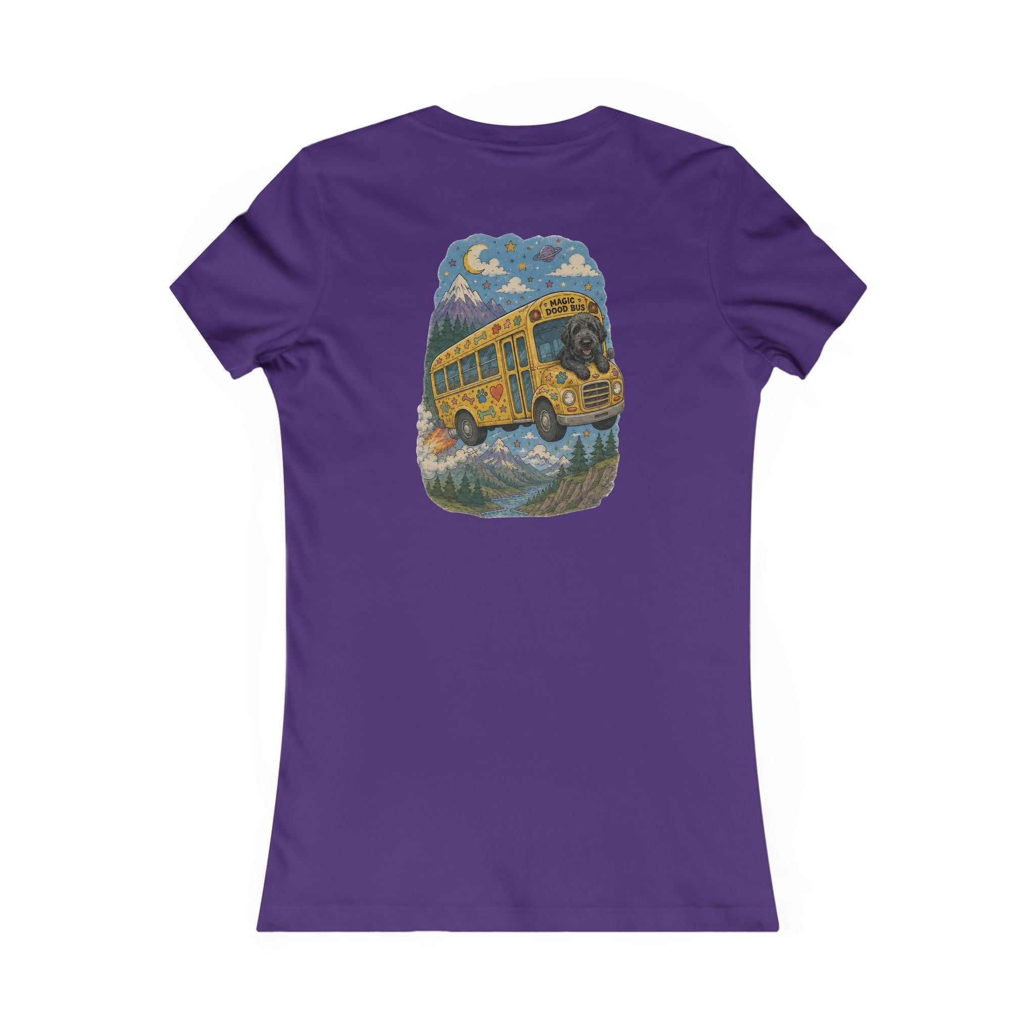 Women's Tee — 'Magic Dood Bus' Retro Adventure Graphic Tee