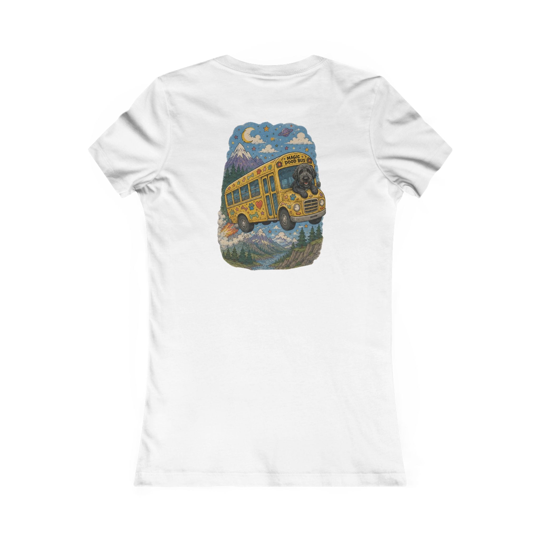 Women's Tee — 'Magic Dood Bus' Retro Adventure Graphic Tee