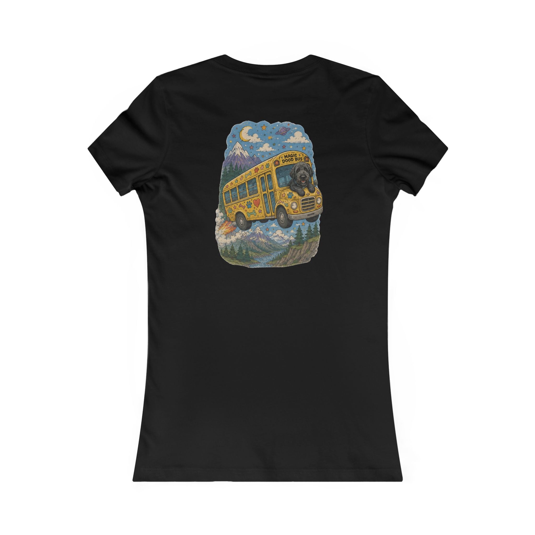 Women's Tee — 'Magic Dood Bus' Retro Adventure Graphic Tee