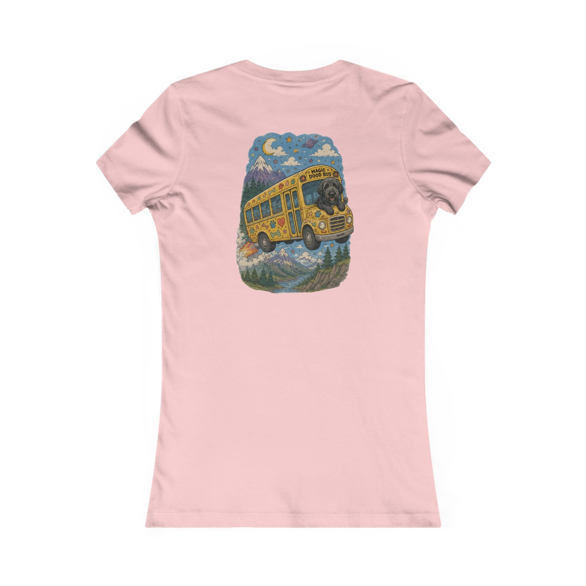 Women's Tee — 'Magic Dood Bus' Retro Adventure Graphic Tee
