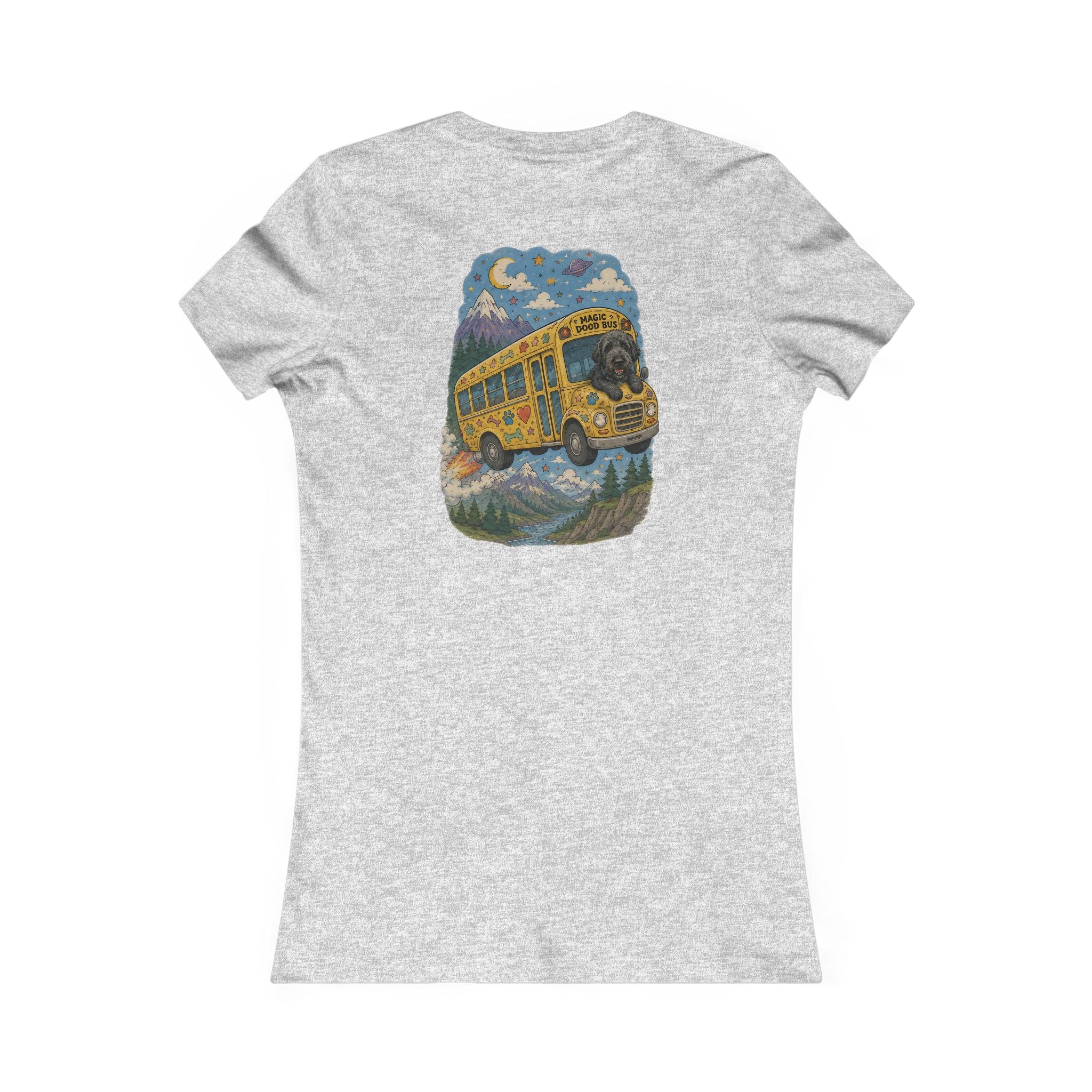 Women's Tee — 'Magic Dood Bus' Retro Adventure Graphic Tee