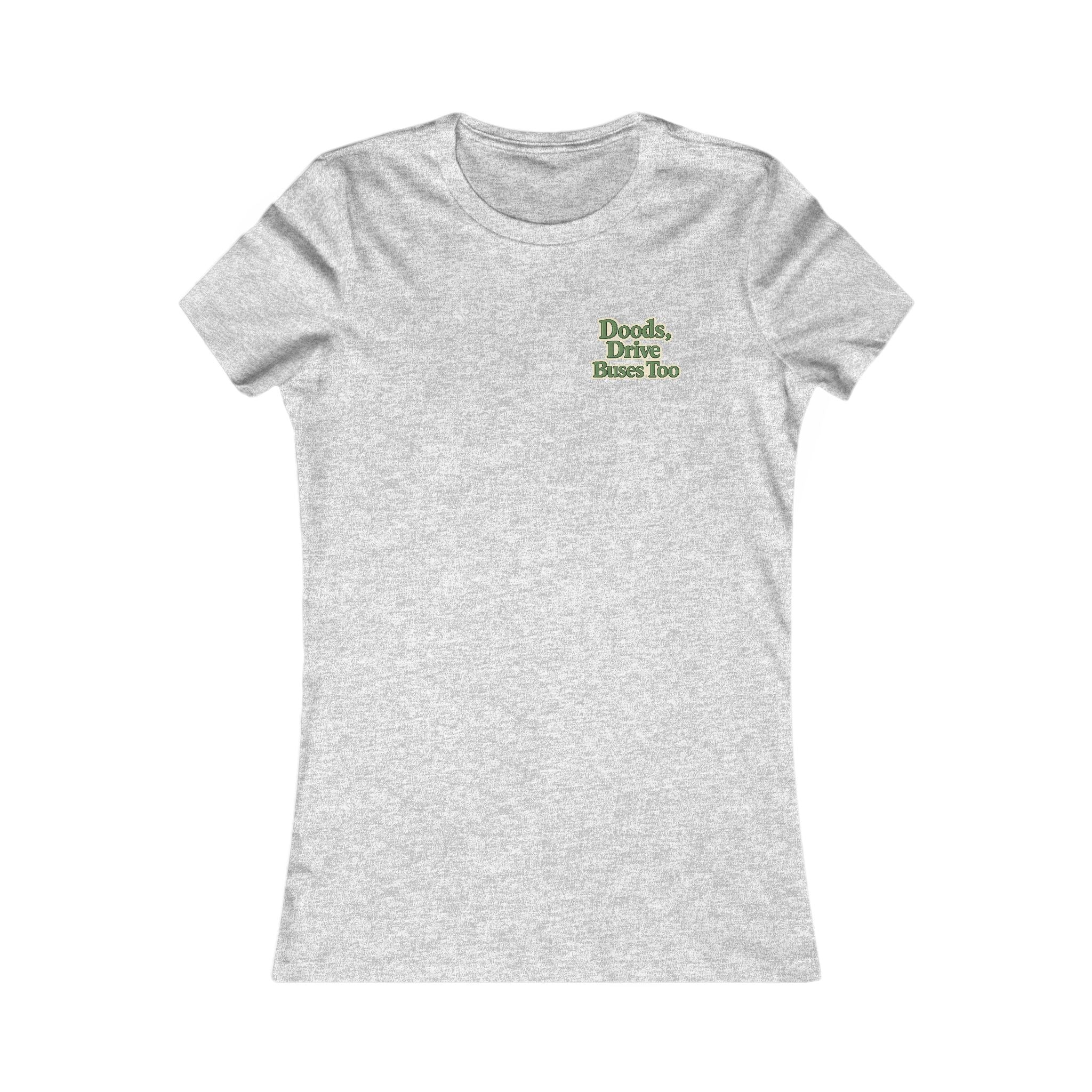 Colorado License Plate Graphic Tee — 'Doods Drive Buses Too' Women's Shirt