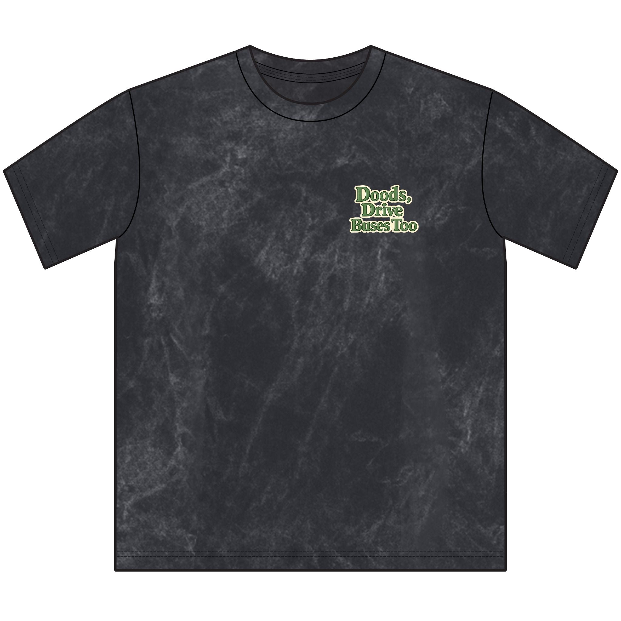 Crewneck Tee — 'Doods Drive Buses Too' - Unisex Tee