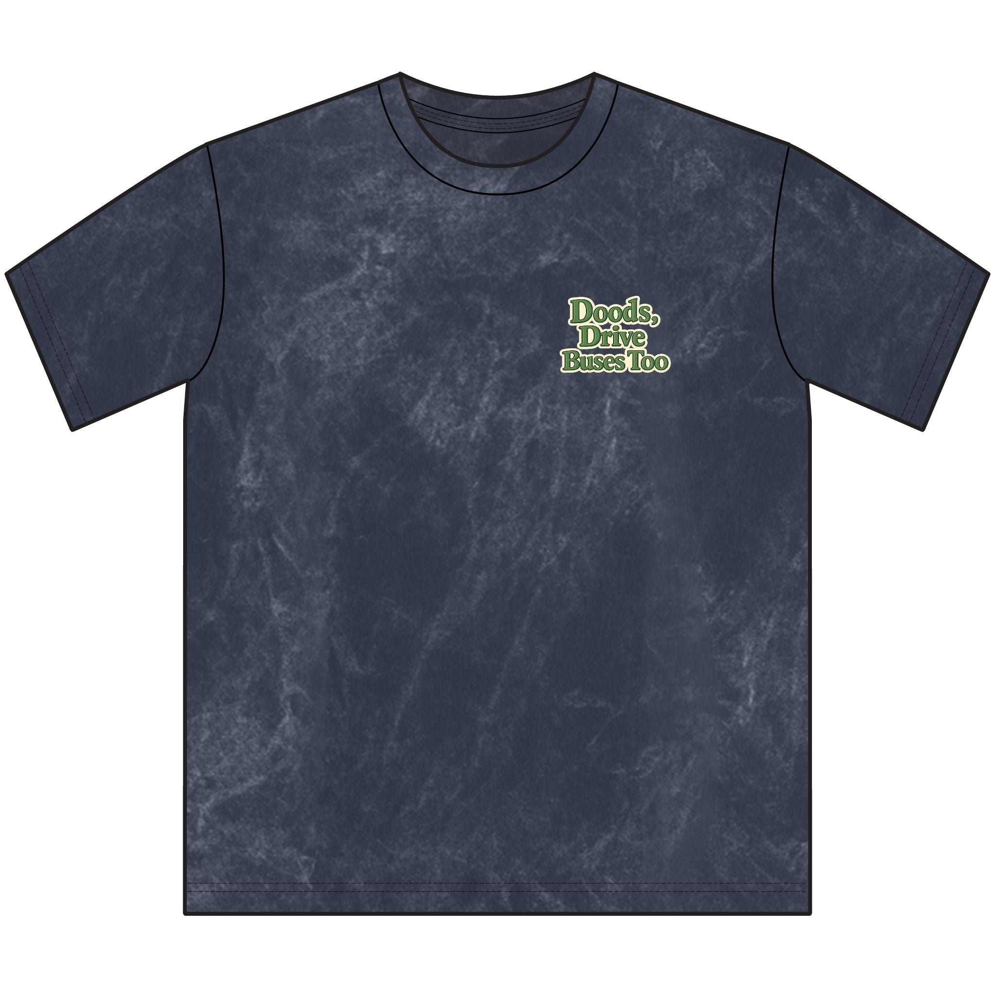 Crewneck Tee — 'Doods Drive Buses Too' - Unisex Tee