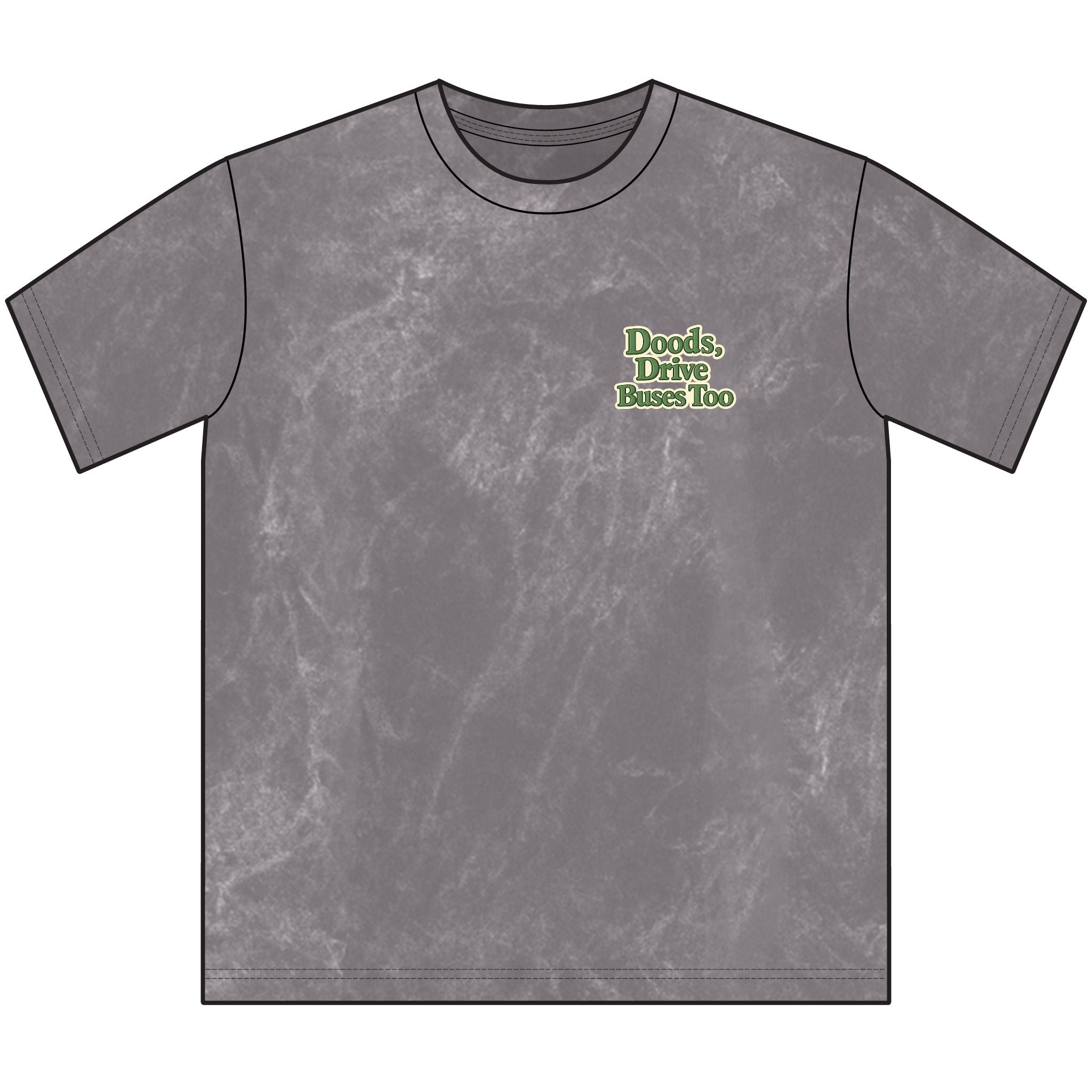 Crewneck Tee — 'Doods Drive Buses Too' - Unisex Tee