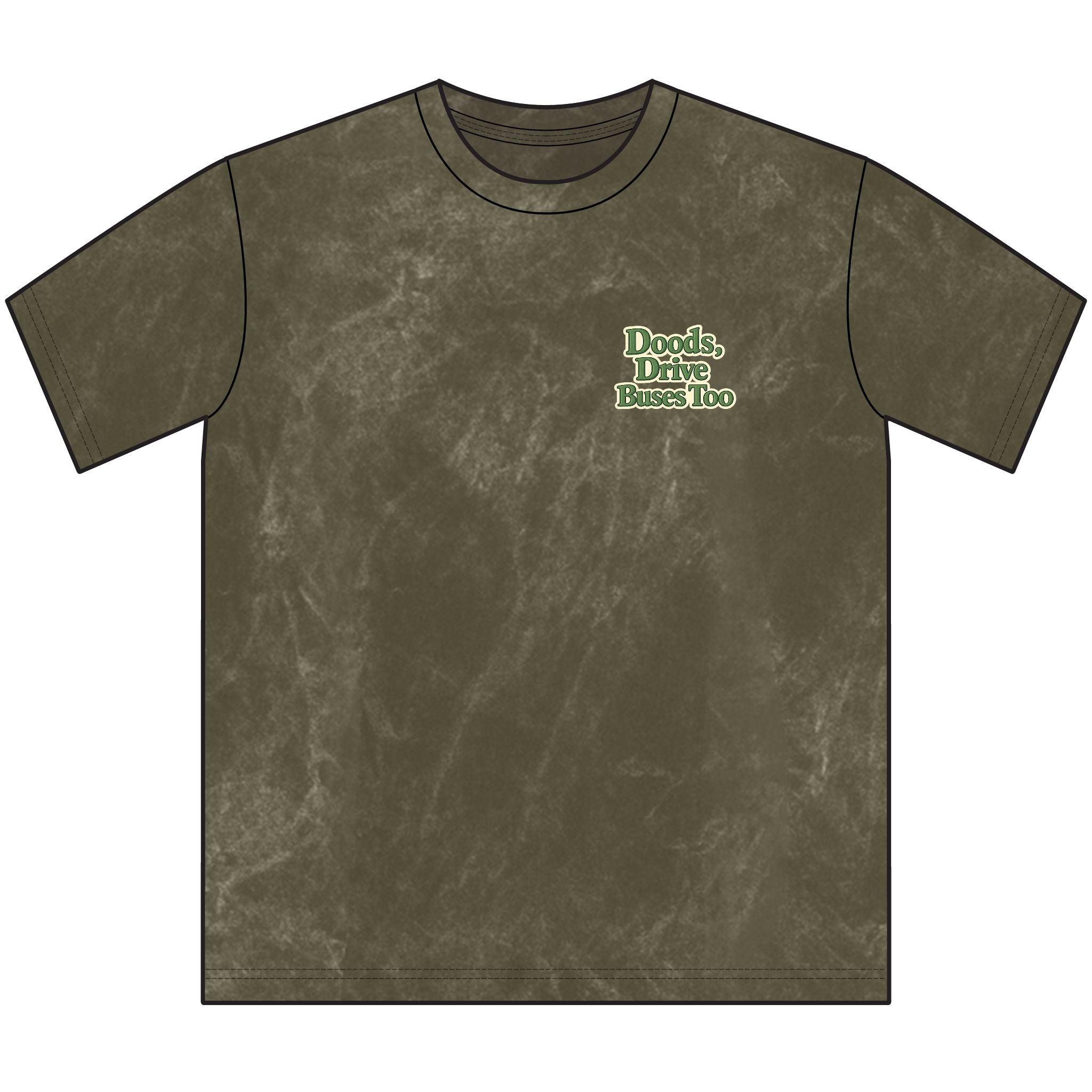 Crewneck Tee — 'Doods Drive Buses Too' - Unisex Tee