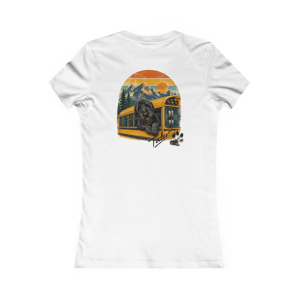 Women's Retro  Adventure T-Shirt - "Doods Ride Buses Too"