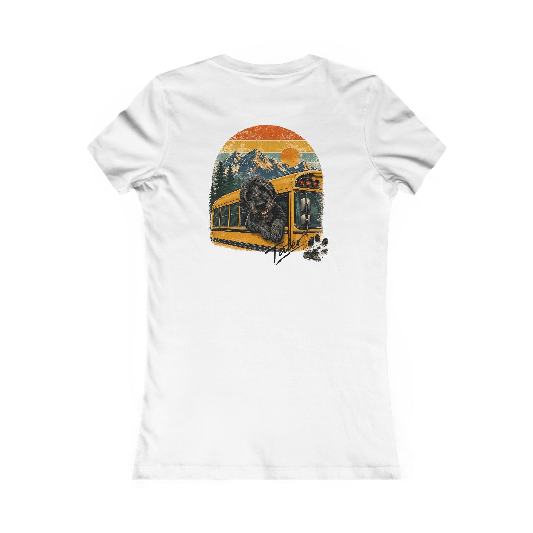 Women's Retro  Adventure T-Shirt - "Doods Ride Buses Too"
