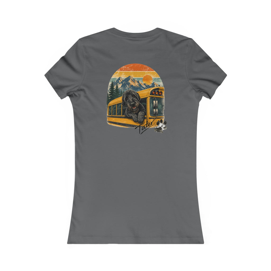 Women's Retro  Adventure T-Shirt - "Doods Ride Buses Too"
