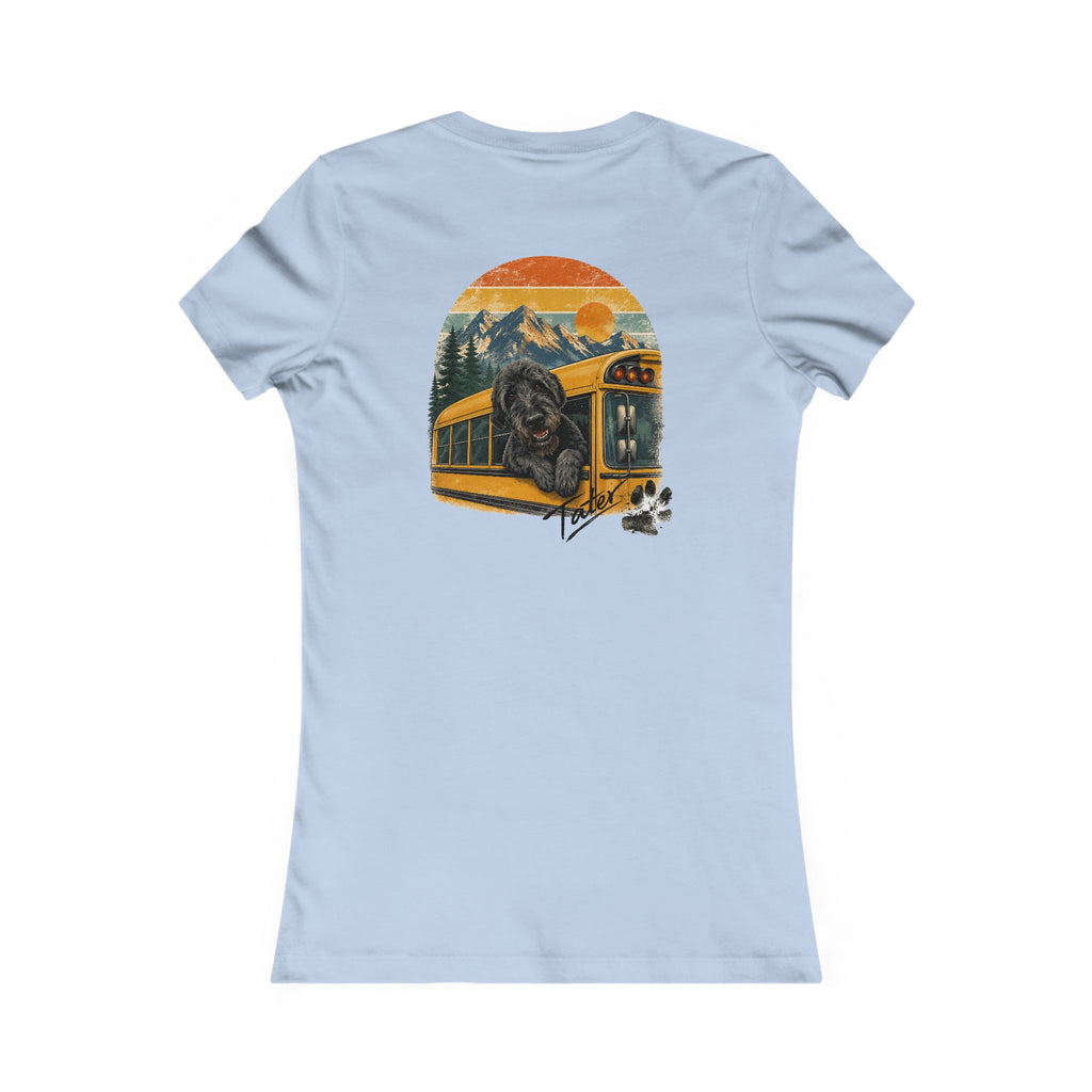 Women's Retro  Adventure T-Shirt - "Doods Ride Buses Too"
