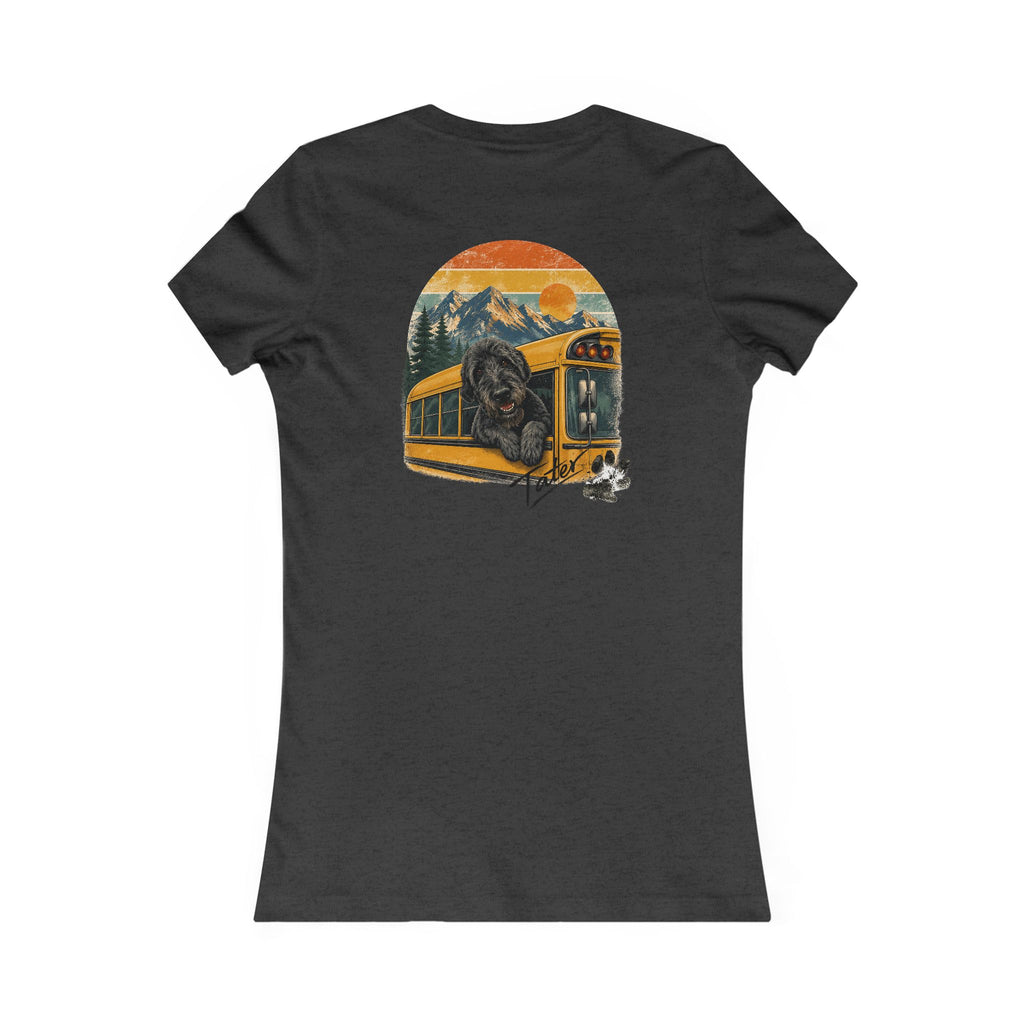 Women's Retro  Adventure T-Shirt - "Doods Ride Buses Too"