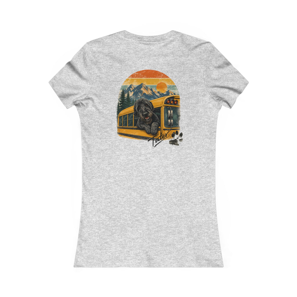 Women's Retro  Adventure T-Shirt - "Doods Ride Buses Too"