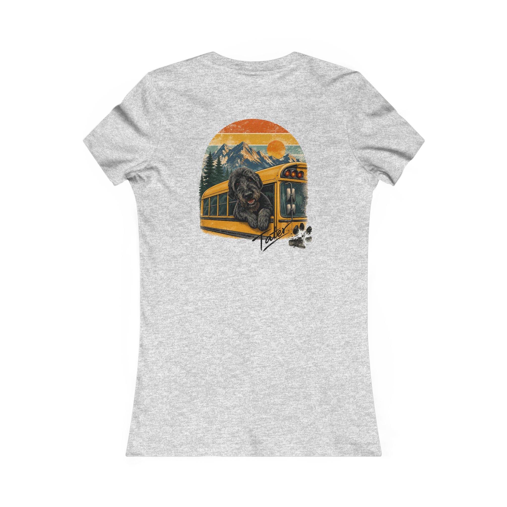 Women's Retro  Adventure T-Shirt - "Doods Ride Buses Too"