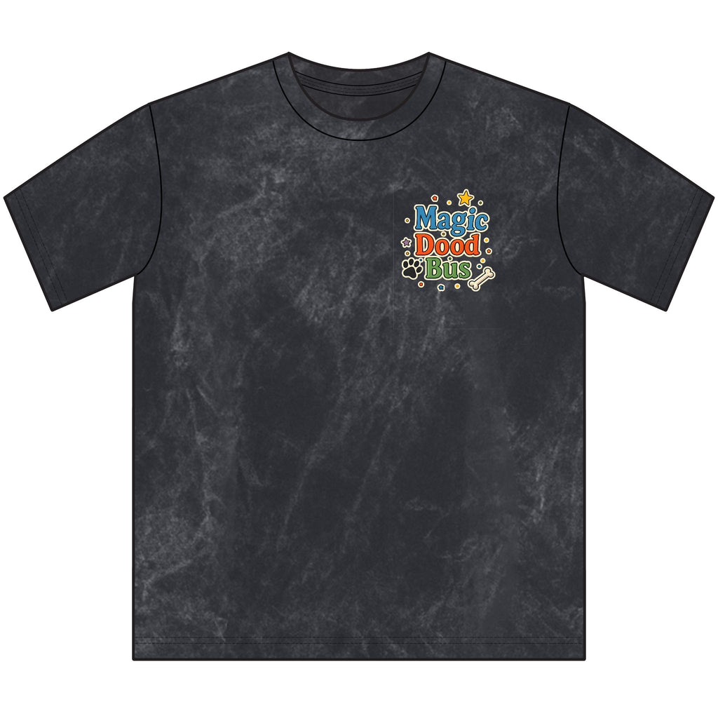 Vintage Magic Dood Bus Tee — Retro Yellow Bus Adventure Graphic Shirt
