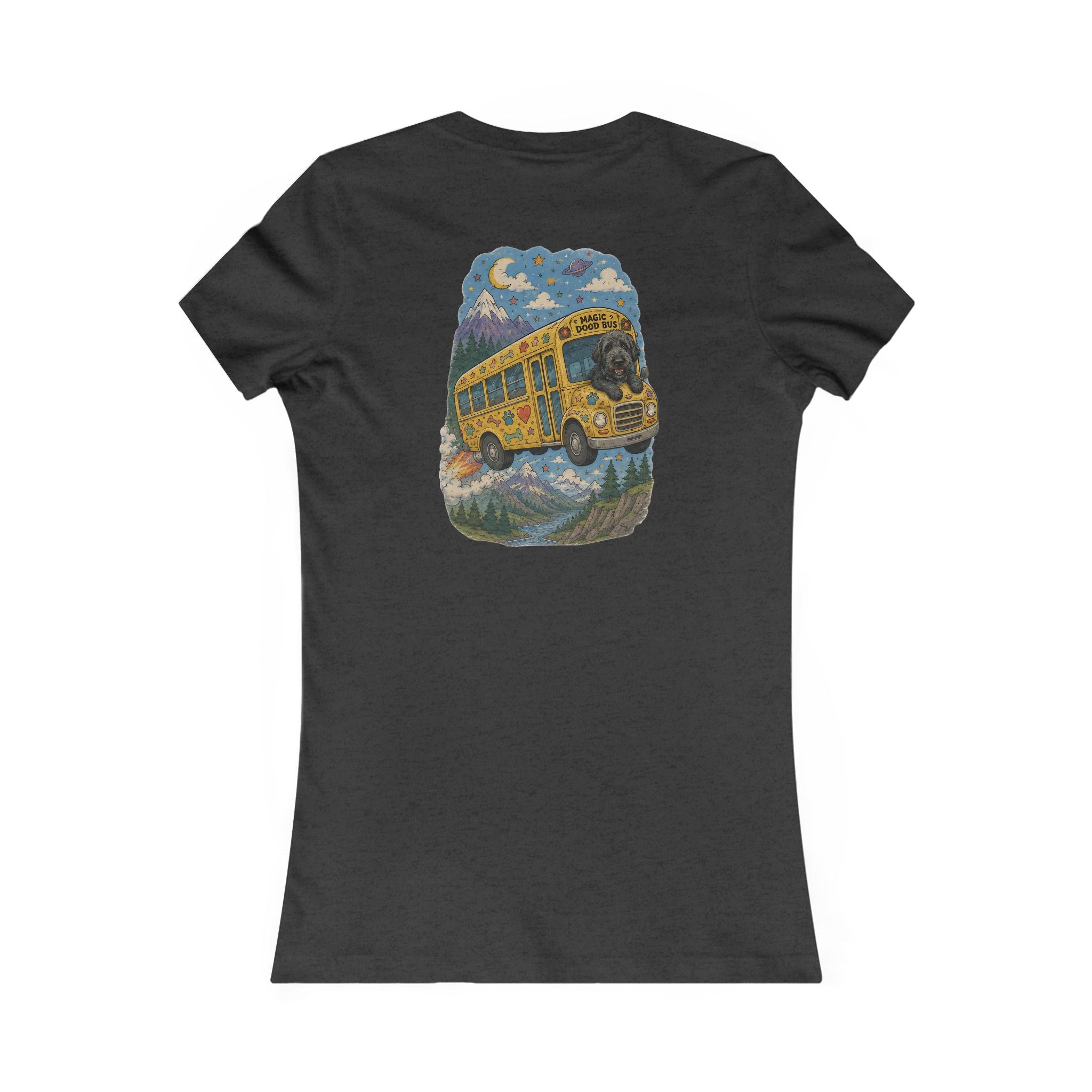 Women's Tee — 'Magic Dood Bus' Retro Adventure Graphic Tee