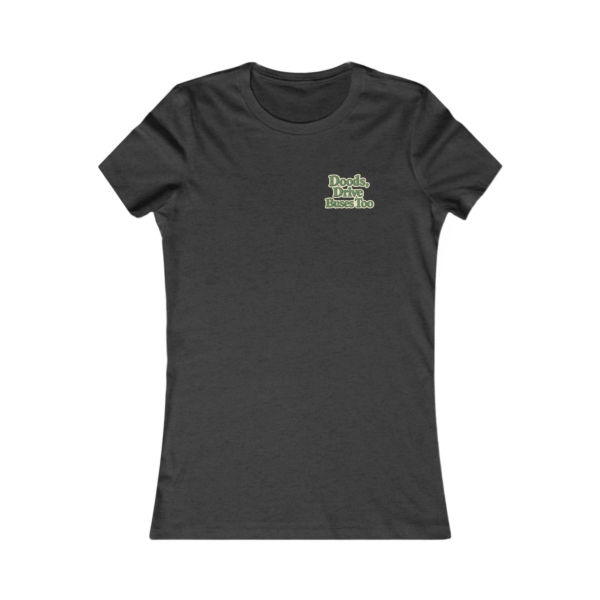 Colorado License Plate Graphic Tee — 'Doods Drive Buses Too' Women's Shirt