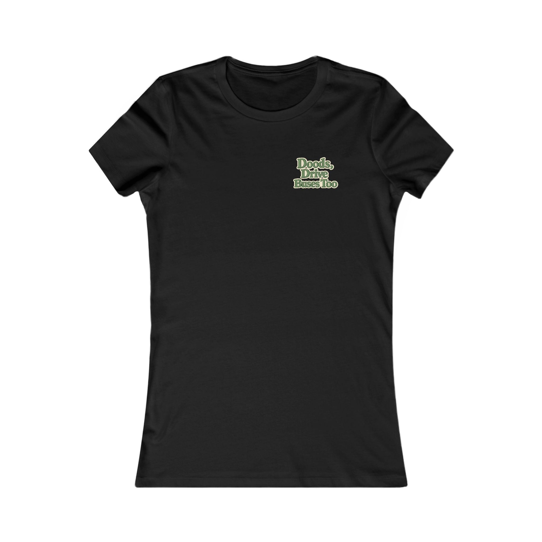 Colorado License Plate Graphic Tee — 'Doods Drive Buses Too' Women's Shirt
