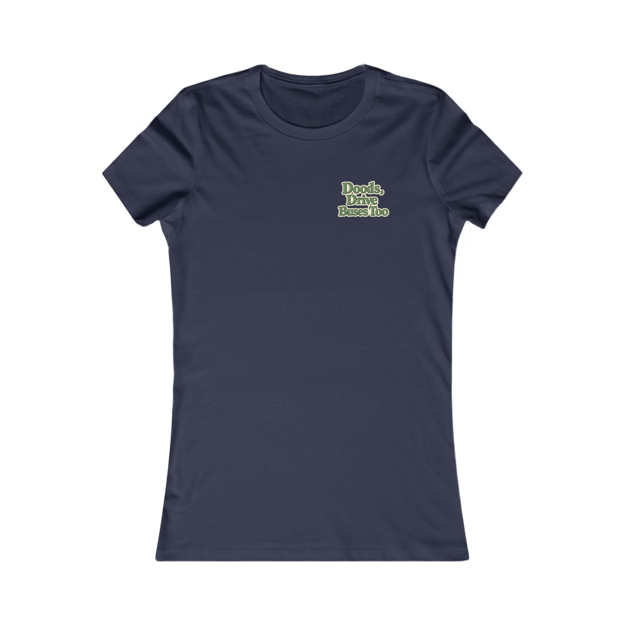 Colorado License Plate Graphic Tee — 'Doods Drive Buses Too' Women's Shirt