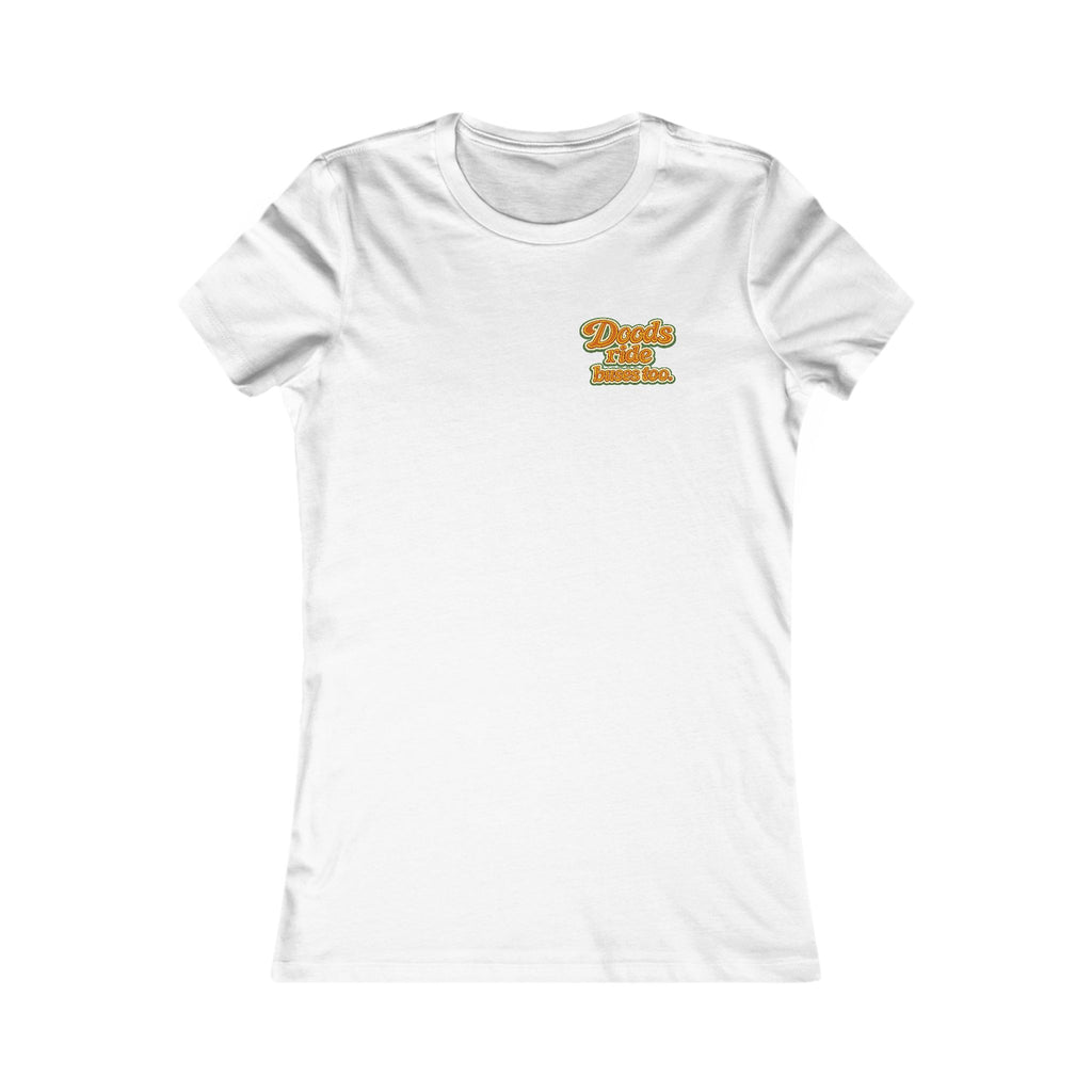 Women's Retro  Adventure T-Shirt - "Doods Ride Buses Too"