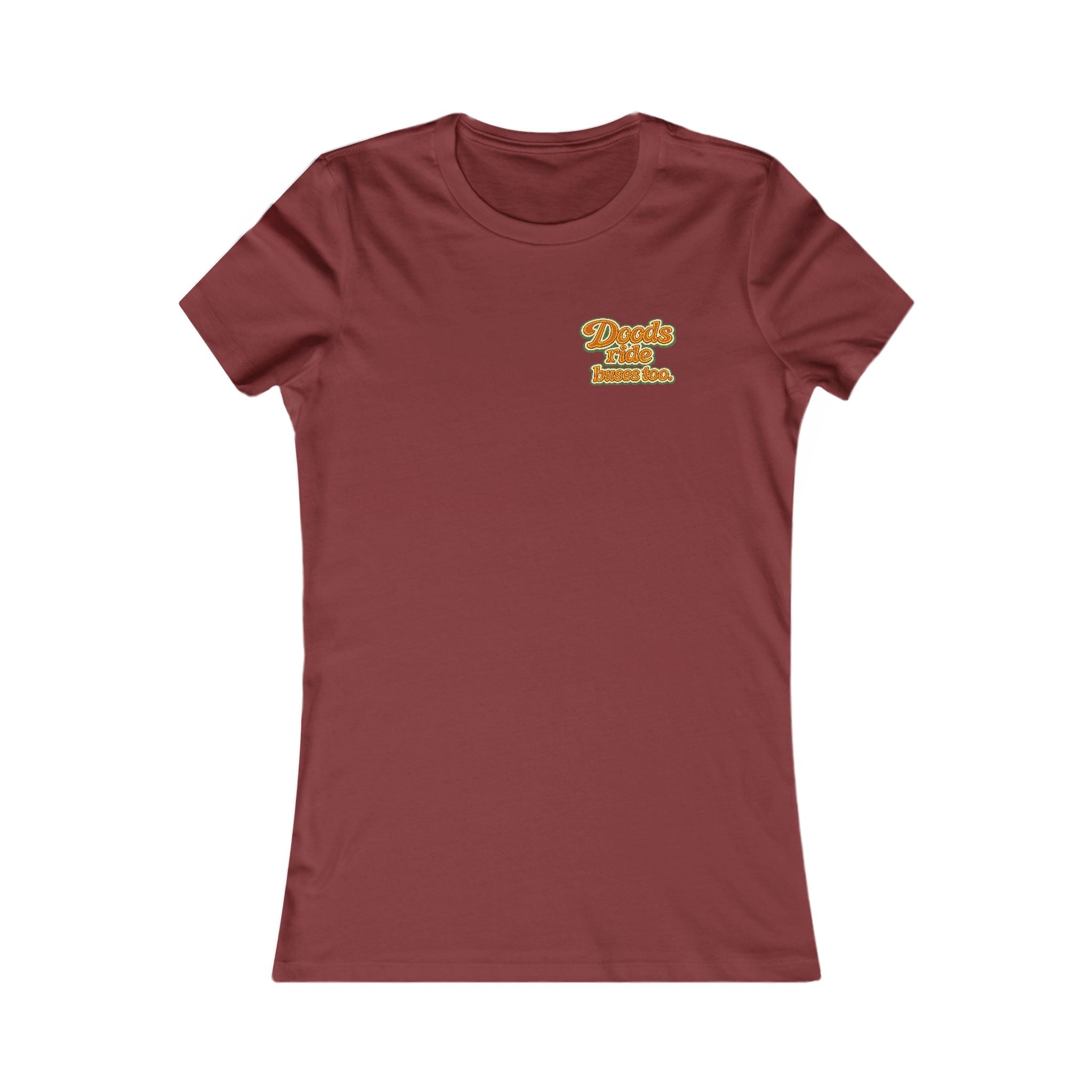 Women's Retro  Adventure T-Shirt - "Doods Ride Buses Too"