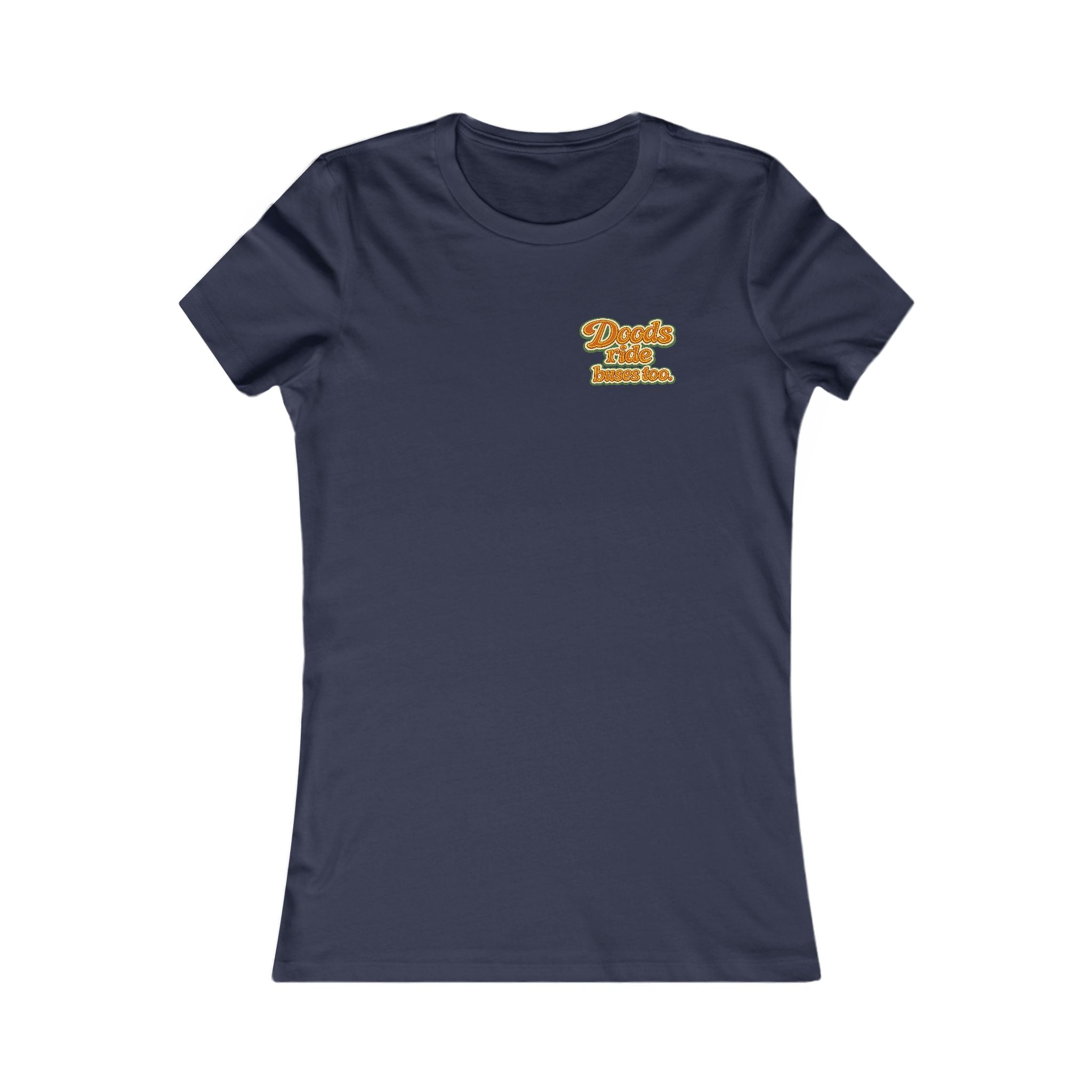 Women's Retro  Adventure T-Shirt - "Doods Ride Buses Too"